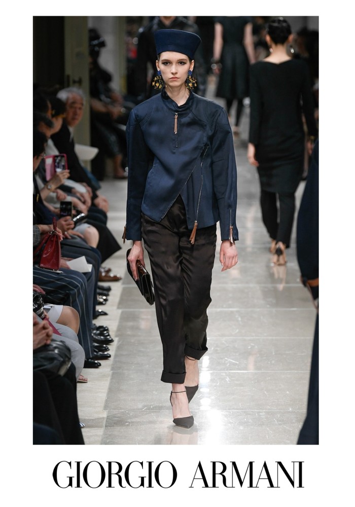 Monika Rush for GIORGIO ARMANI Resort 2020