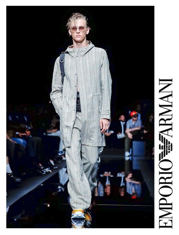 Dominik Sadoch for EMPORIO ARMANI S/S 2020 Milan Fashion Week