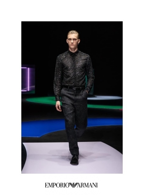 Dominik Sadoch for Emporio Armani Fall 2021 Ready-to-Wear Milan Fashion Week
