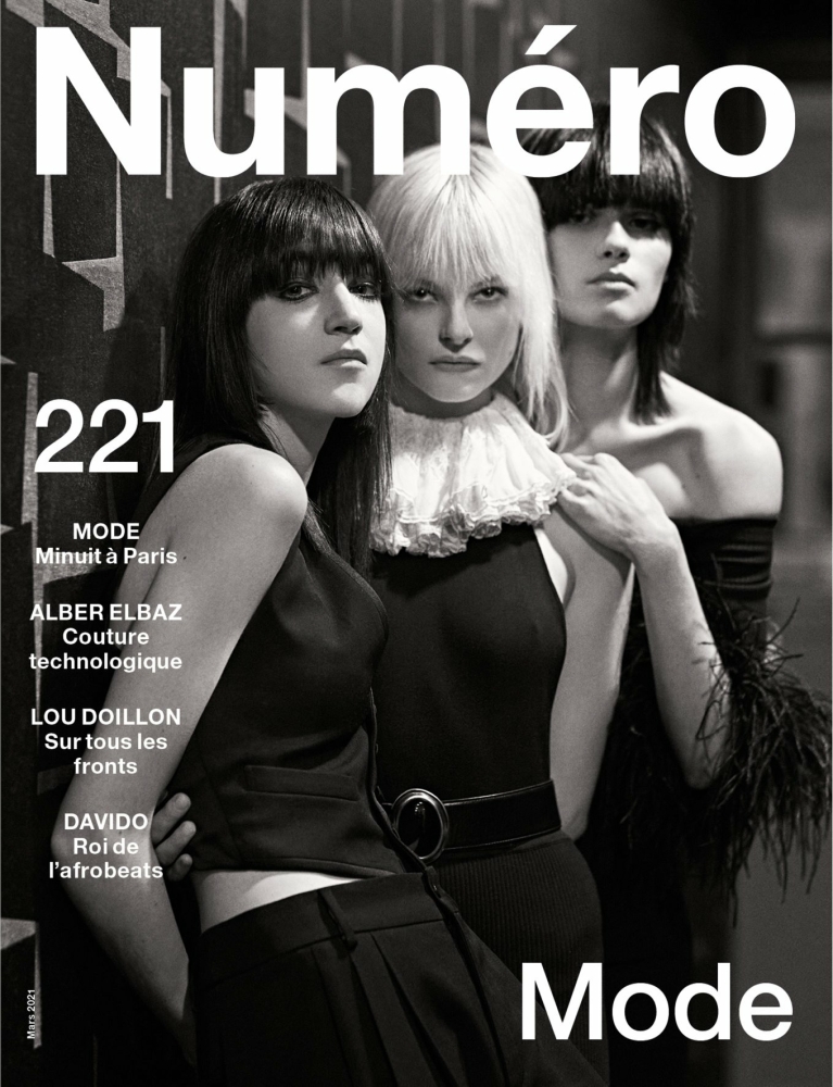 Antonia Przedpelski for Numéro Issue 221 Cover YSL Special