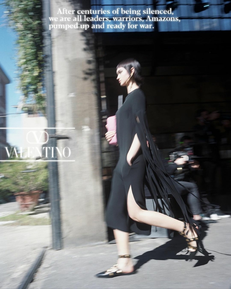 GRETA HAJWOS stars in the newest VALENTINO Spring Summer  2021 Campaign