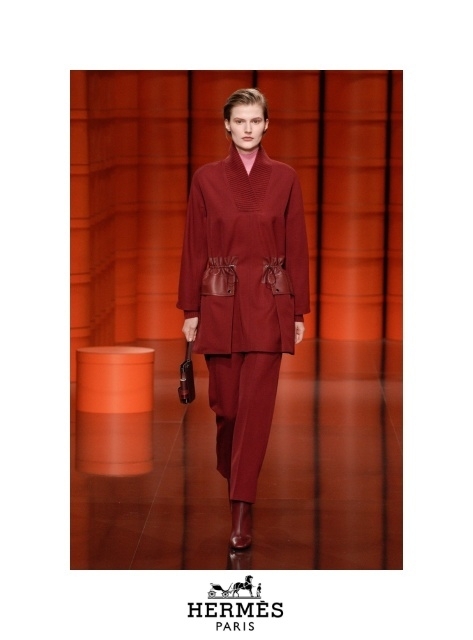 Ireen Tabolova for Hermès Fall 2021 Ready-to-Wear Paris Fashion Week