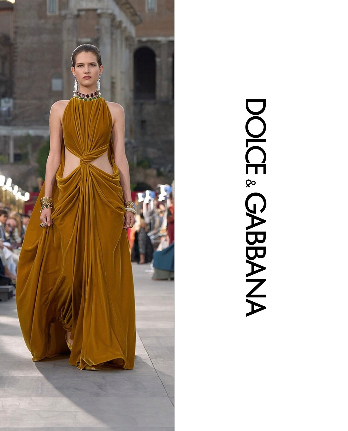 JULIA WALCZUK for Dolce & Gabbana | Alta Moda Show 2025 in Rome