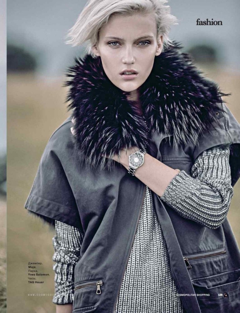Nastya Belochkina For Cosmopolitan Cover and Editorial