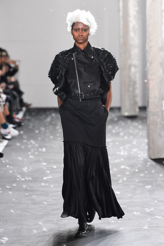 Tara Falla for Noir Kei Ninomiya SS 19 PFW