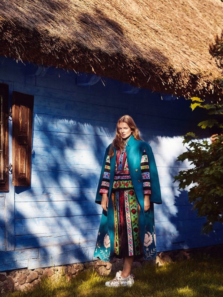 Eniko Mihalik for Harper's Bazaar U.S.