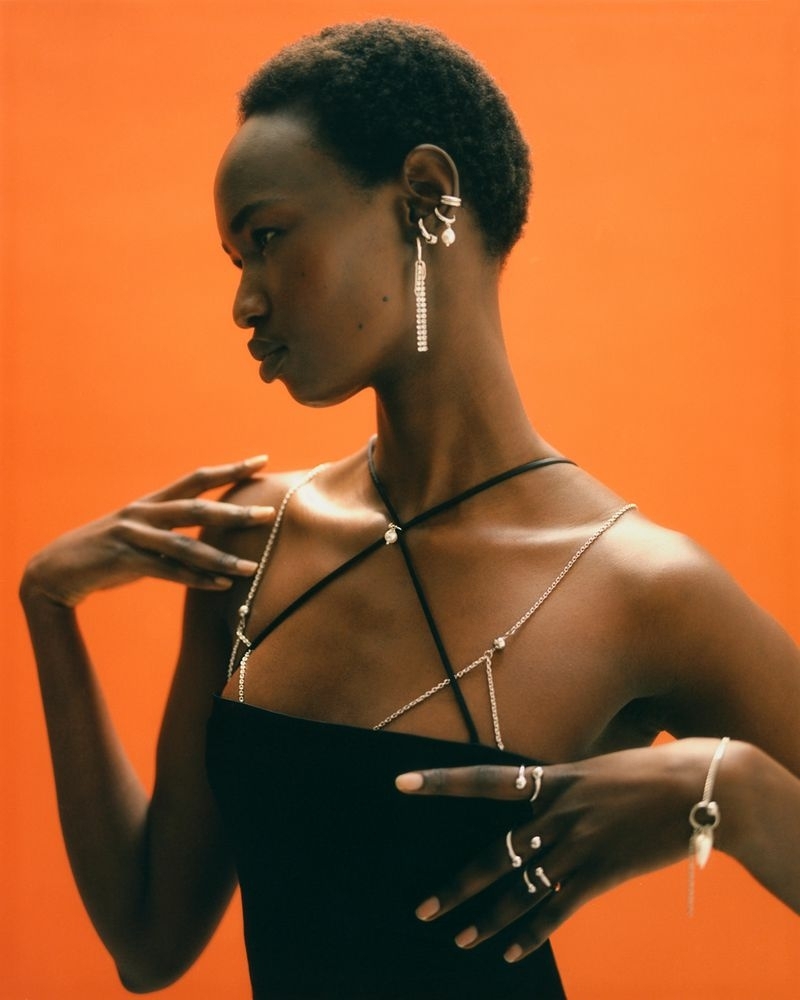 Nyarach Abouch Ayuel for Justine Clenquet SS21