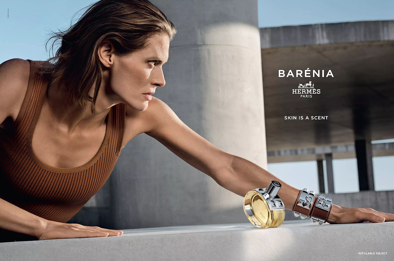 Malgosia Bela for Hermès “Barénia” Fragrance Campaign
