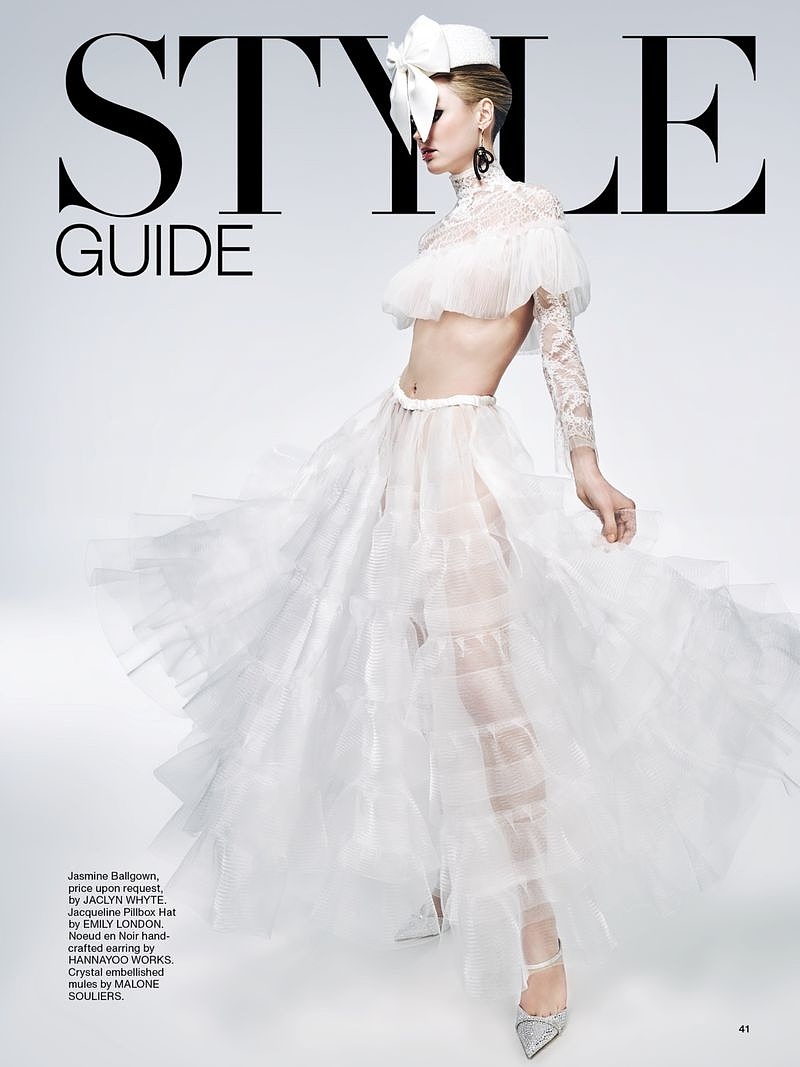 Siri Lehland for Bridal Guide Magazine, May 2025
