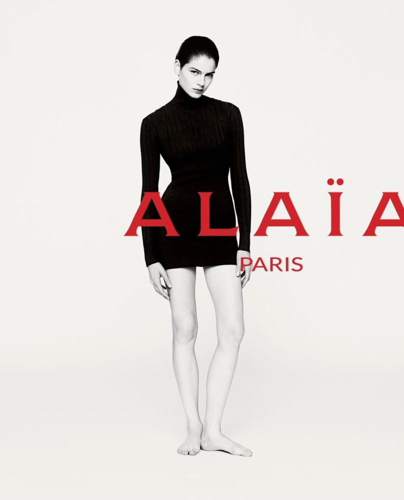 LILLI ZOE FOR ALAÏA BLACK DRESS CAPSULE  FALL 2022 CAMPAIGN