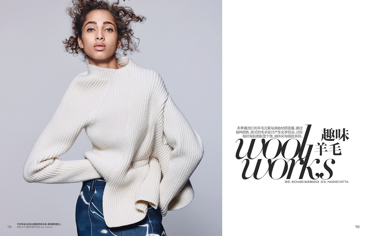 YASMIN WIJNALDUM FOR VOGUE CHINA NOVEMBER 2017