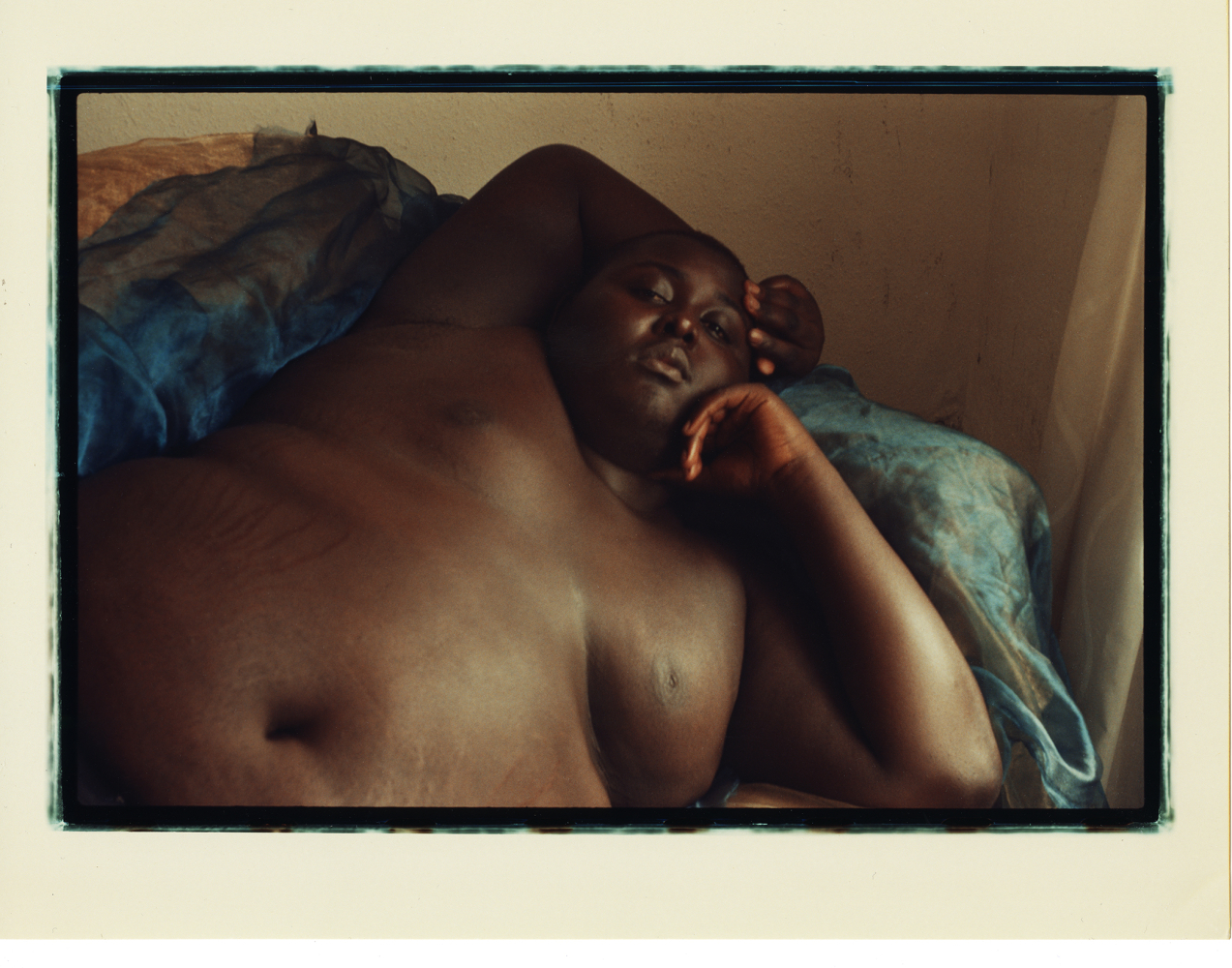 ebony sleeping nude James Corbin : male model represented by Success Models Paris