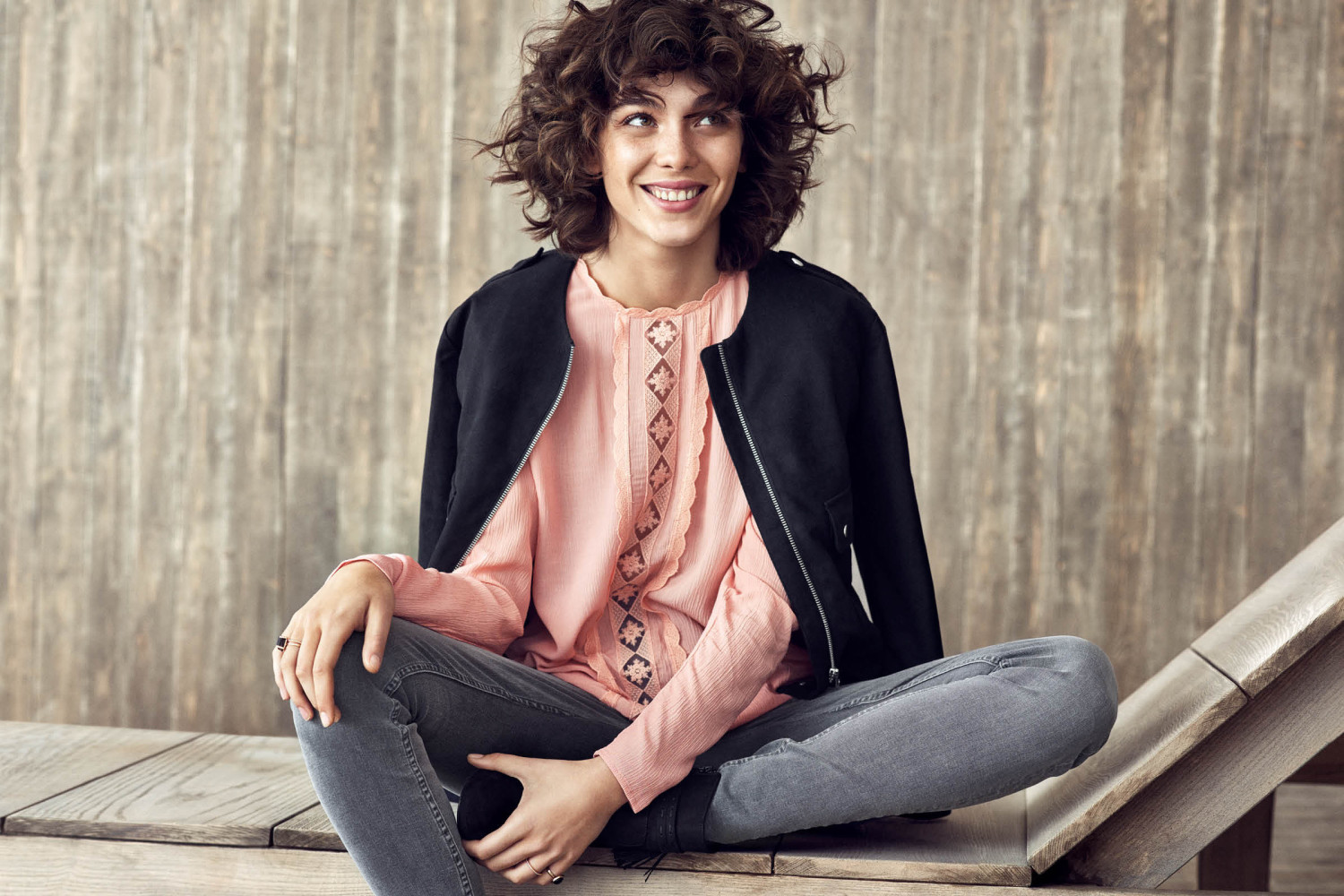 Steffy Argelich For H M Campaign Uno Models Barcelona Madrid