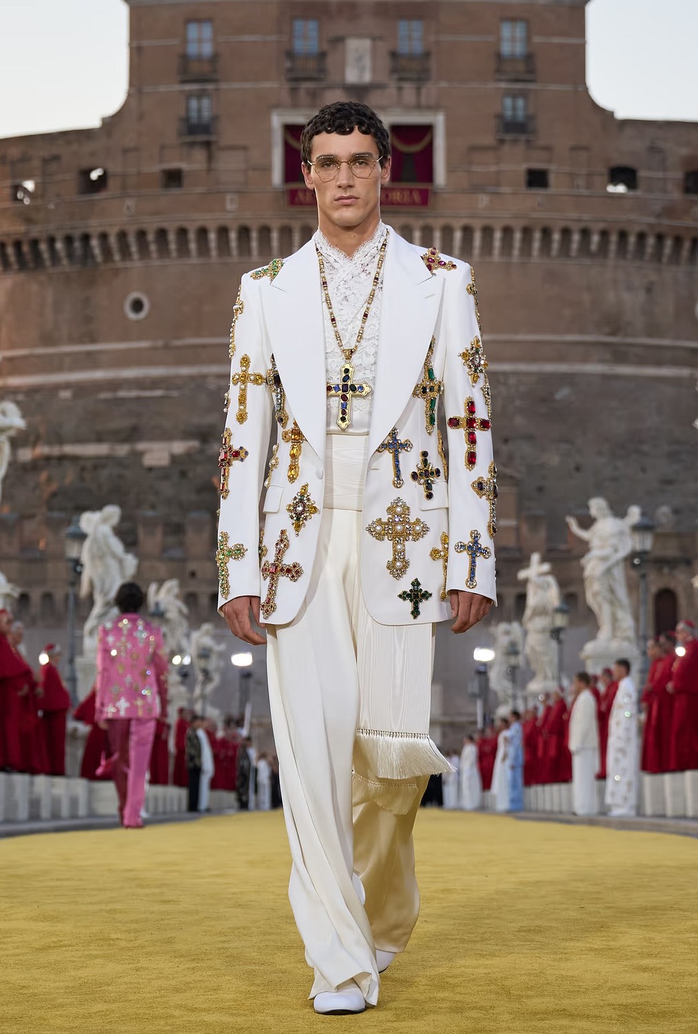 Carlos Galobart at the Dolce & Gabbana Alta Sartoria 2025 Show Roma