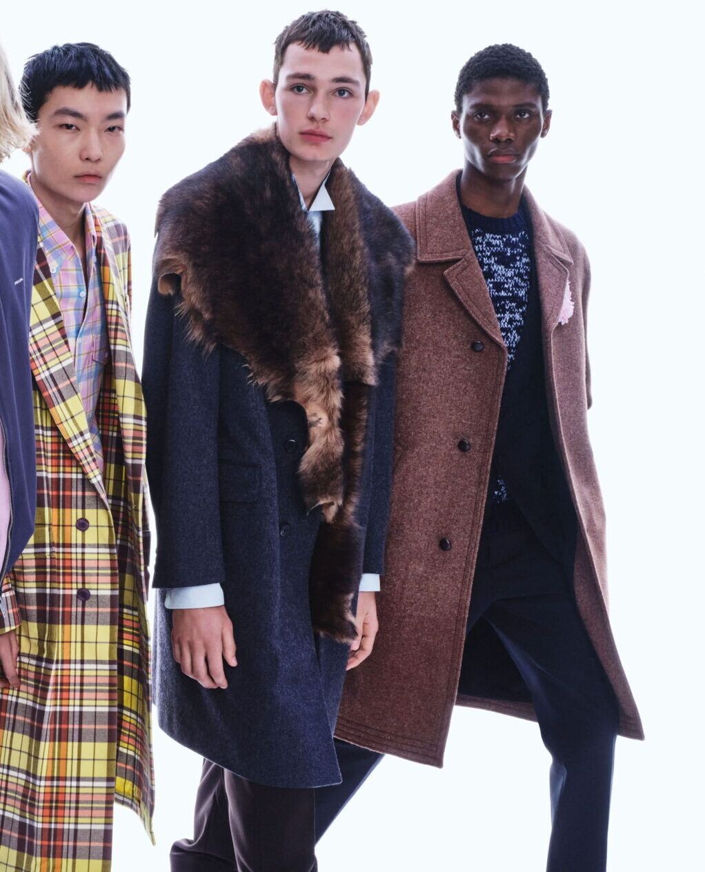Awwal Adeoti for Prada Men’s Fall/Winter 2025 campaign